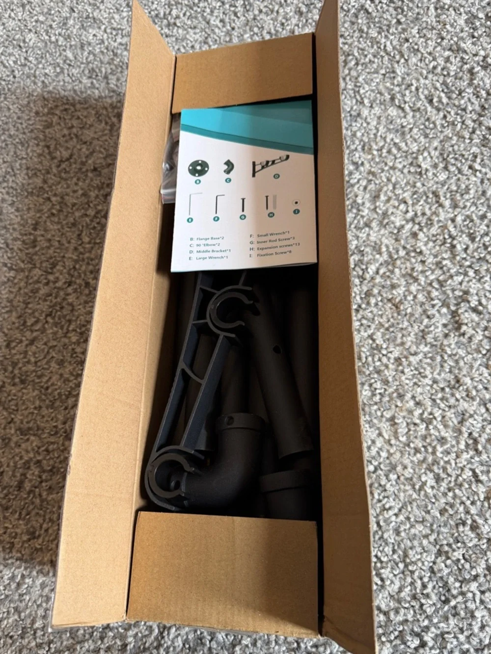 Dual Black Curtain Rod